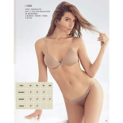 Lody TRIANGULO SOFT Y LESS CON REGULACIÓN MICROFIBRA Art. 5283